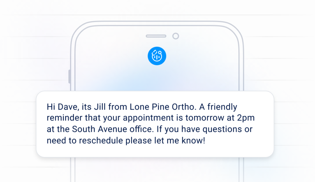 Sending a simple patient appointment text reminder with OhMD can drastically reduce no-show rate