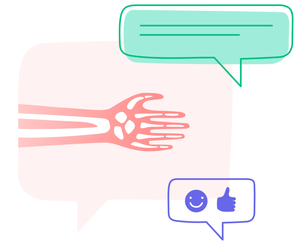 With OhMD have secure conversations with your patients and share information from your cloud storage tools