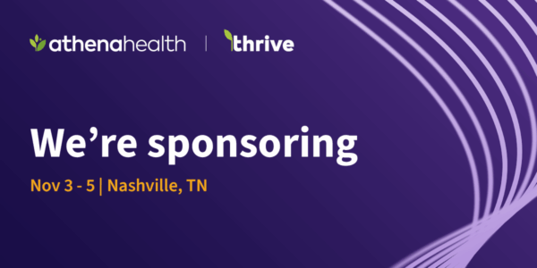 OhMD is a platinum sponsor of this year's athenahealth Thrive in Nashville