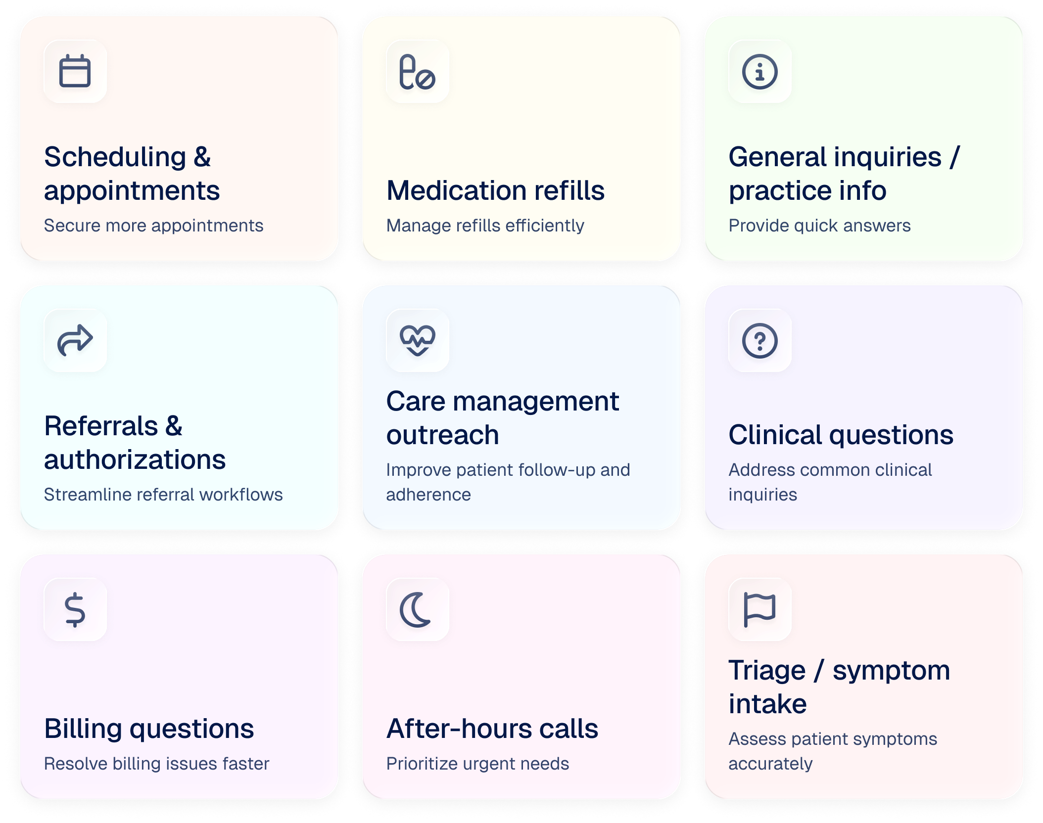 AI agents for healthcare