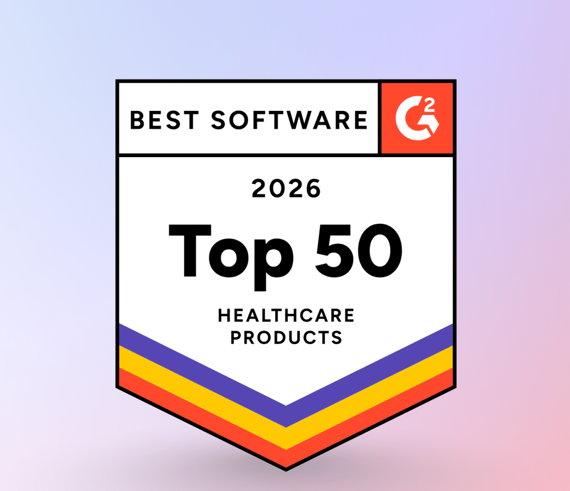 OhMD recognized as a 2026 G2 Top 50 Healthcare Software Product.