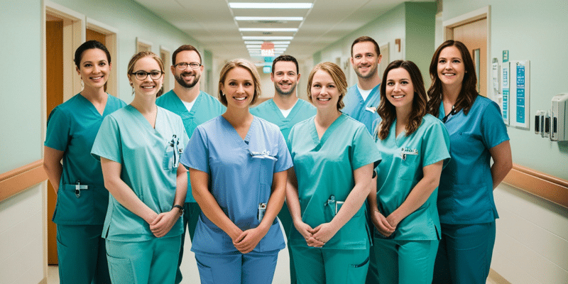 group of smiling medical professionals